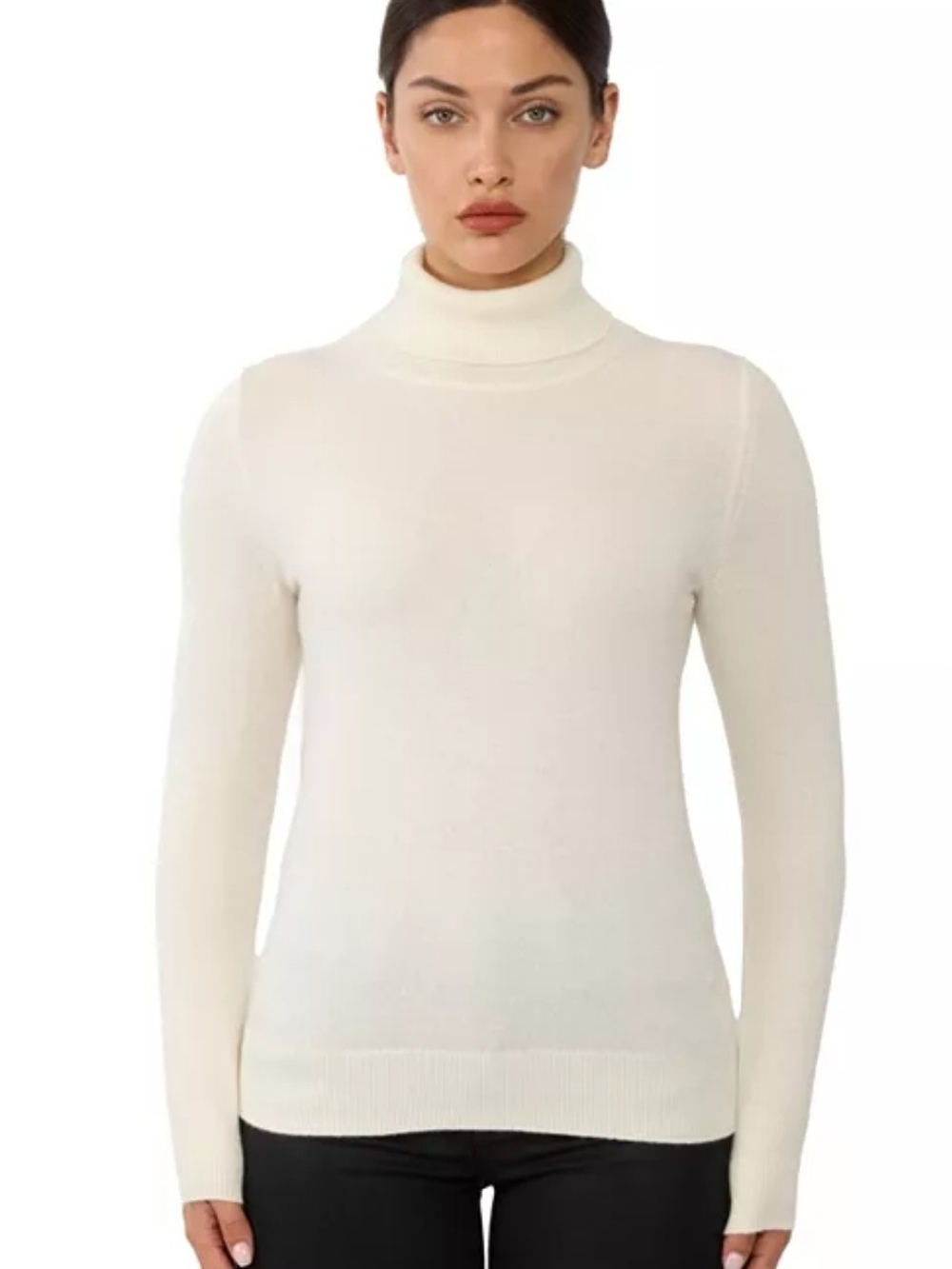 100% Cashmere Turtleneck By Jennie Liu